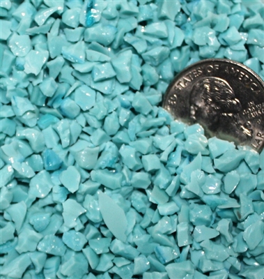 Opaque Aqua Coarse Frit