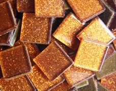 Glitter Tiles..3/4"..Copper