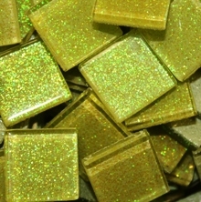 Glitter Tiles..3/4"..Pear