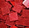 Glitter Tiles..3/4"..Red Confetti