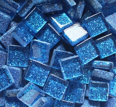 Glitter Tiles..3/8"..Blue