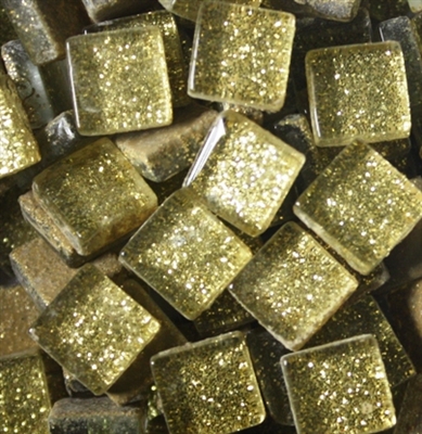 Glitter Tiles..3/8"..Yellow