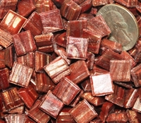 Metallic Mini Tiles..Cinnamon..3/8"