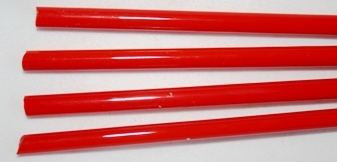 Rods..47-Bright Opaque Red..6-7mm