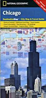 Chicago, Illinois DestinationMap by National Geographic Maps [no longer available]