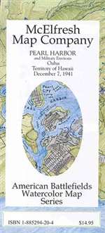 Pearl Harbor, Hawaii and Environs, 1941 by McElfresh Map Co. [no longer available]