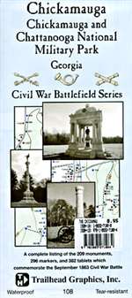 Chickamauga Battlefield #108 by Trailhead Graphics, Inc. [no longer available]