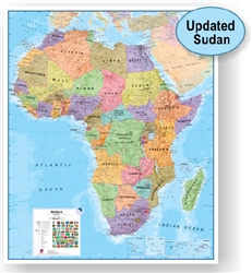 Africa, Political by Maps International Ltd.
