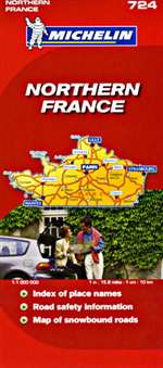 France, Northern (724) by Michelin Maps and Guides [no longer available]