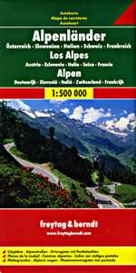 Alpine Countries by Freytag, Berndt und Artaria [no longer available]