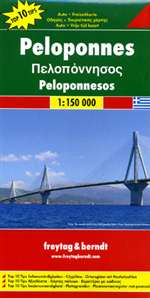 Peloponnesos, Greece by Freytag und Berndt [no longer available]