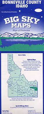 Bonneville County, Idaho by Big Sky Maps [no longer available]