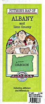 Albany and Linn County, Oregon by Pittmon Map Company [no longer available]