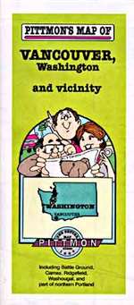 Vancouver and Clark County, Washington by Pittmon Map Company [no longer available]