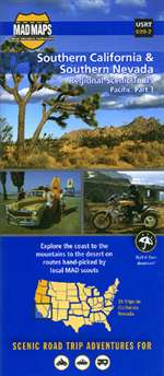 Southern California and Southern Nevada, Regional Scenic Tours by MAD Maps [no longer available]