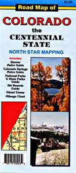 Road Map of Colorado: the Centennial State by North Star Mapping [no longer available]