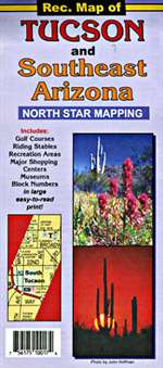 Recreation Map of Tucson and Southeast Arizona by North Star Mapping [no longer available]