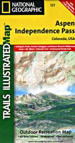 Aspen, Independence Pass, Colorado by National Geographic Maps [no longer available]