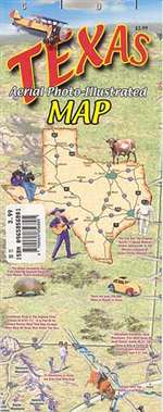 Texas, 3D Souvenir Map and Guide by Scenic Overlook [no longer available]