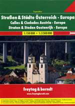 Austria + Europe, Road Atlas by Freytag, Berndt und Artaria