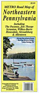Pennsylvania, Northeastern by Franklin Maps [no longer available]
