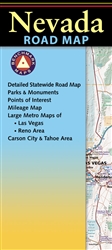 Nevada Road Map by Benchmark Maps [no longer available]