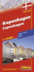 Copenhagen, Denmark by Hallwag [no longer available]
