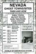 Nevada, Ghost Towns, 6-Map Set, Then and Now by Northwest Distributors [no longer available]