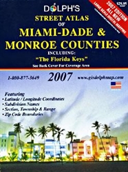Miami-Dade and Monroe Counties, Florida by Dolph Map Company [no longer available]
