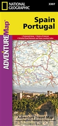 Spain and Portugal Adventure Map 3307 by National Geographic Maps [no longer available]