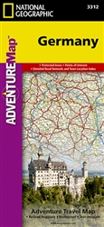 Germany Adventure Map 3312 by National Geographic Maps [no longer available]