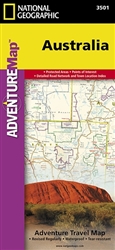 Australia Adventure Map 3501 by National Geographic Maps [no longer available]