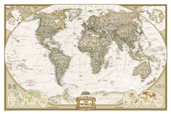 World Executive Enlarged Wall Map (73 x 48 inches) by National Geographic Maps [no longer available]