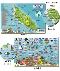 Aruba Mini-Map and Reef Creatures Identification Guide by Frankos Maps Ltd. [no longer available]