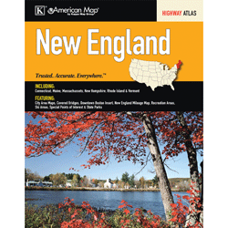 New England, Road Atlas by Kappa Map Group [no longer available]