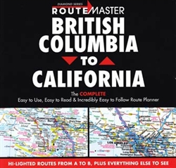 British Columbia to California, Drop-Down Route Planner by Route Master [no longer available]