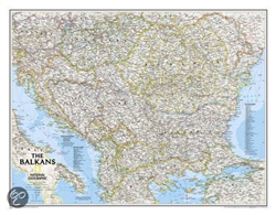 The Balkans Classic Wall Map (30.25 x 23.5 inches) by National Geographic Maps [no longer available]