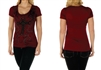 Women's Celtic Cross Studded Top