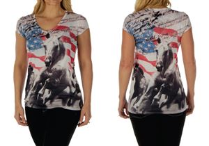 Women's Freedom Horse Top
