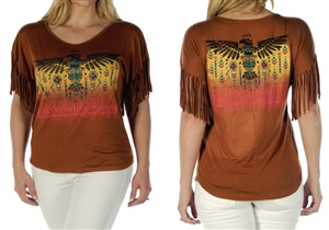 Women's Fringed Freedom Top