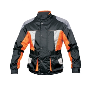Men's 3/4 Cordura Jacket with Black, Orange & Gray