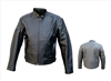 Men's Vented front & back Touring jacket. Euro collar with zipout liner and side zippers (Cowhide)