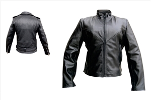Ladies plain jacket with zipout liner and black hardware (Buffalo)