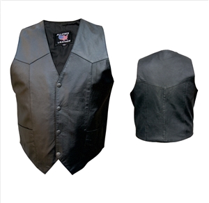 Men's Basic Plain vest (Lambskin)