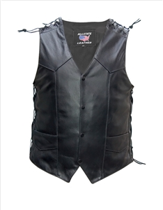 Men's Basic Side & Shoulder Laced vest (Buffalo)