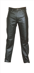 Men's five pocket pants plain (Cowhide)