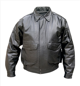 Men's Black Bomber jacket (Lambskin)