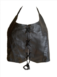 Ladies top with Laces on the front (Lambskin)