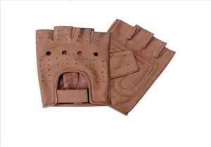 Brown Premium Fingerless glove  (Buffalo)
