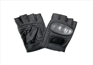 Fingerless glove with Black Kevlar Knuckles